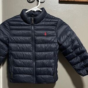Ralph Lauren Kids Dark Blue Puffer Jacket